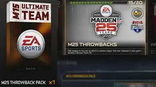 Madden 15 Ultimate Team THROWBACK PACK OPENING! THERE WE GO! Madden 15 Ultimate Team