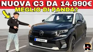 Nuova CITROEN C3 - BENZINA da 14.990 EURO  - Test Drive PRO e CONTRO