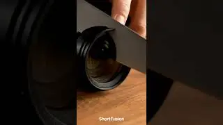 I Slice A Camera Lens In 8K ASMR (Optical Satisfaction) 🔍✂️ #shorts