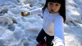 Skyla's snow angel