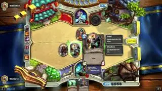Hearthstone Beta - WildKarrde the Shaman vs. AndrexAven the Mage - Fastest Win Ever, by Far!!!!!!!!!