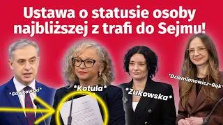 Ustawa o statusie osoby najbliższej z poparciem rządu!