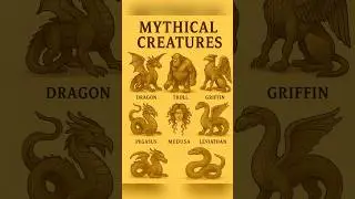 6 Legendary Beasts from Mythology 🐍🦍🦅