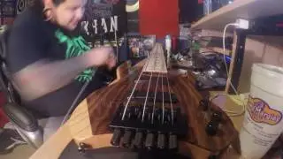 TIME LAPSE: Restringing a Kiesel Vader 6 string bass