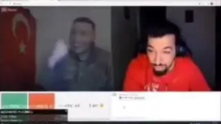 Turkish man and Greek man debating on Omegle