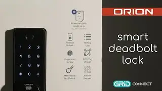 Grid Connect Smart Deadbolt Lock Installation and Setup Guide DL018HA