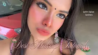 Desi makeup look🪷