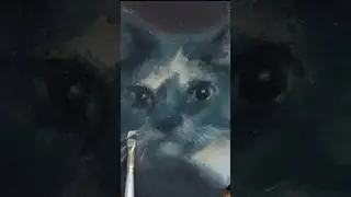 Let&rsquo;s Paint a CAT! #oilpainting #artprocess #oilpaintingtutorial