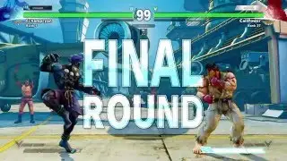 Street Fighter V. Fchampryan (Dhalsim) VS CaliPower (Ryu)