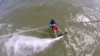 Kiteboarding Line Mount with Noir Matter Quark Stabilizer