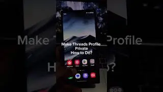 Make threads profile private #threads #youtubeshorts  #shortsfeed  #trending #shorts