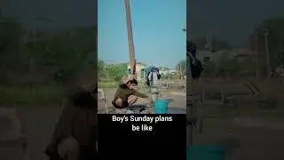 Average boy's Sunday plans #panchayat  #panchayatwebseries  #panchayatseason3  #boy #chill #friends