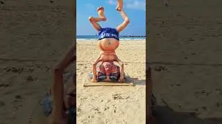 🤸 Ben Gurion Upside Down | Only in Israel 🇮🇱 #israel #telaviv #walkingtour