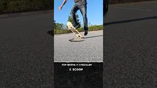 Pop Shove It Checklist ✅ #howtoskateboard #skateboarding #shoveit #popshoveit #skateboarding #skate