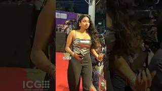 Anjana Mohan arrived at the IFK closing ceremony in a stylish look 🥰❤️#anjanamohan