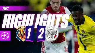 HIGHLIGHTS | VILLARREAL 1-0 AJAX | UEFA CHAMPIONS LEAGUE