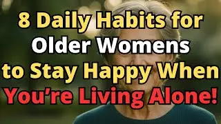 Older Women: 8 Small Daily Habits to Stay Happy When You’re Living Alone!