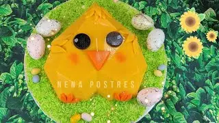 GELATINA POLLITO PIO 🐥🐤 Pascua / Primavera / Cute Easter Jello with breakable heart mold