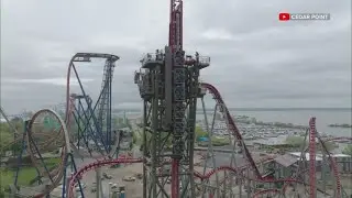 Cedar Point releases first footage of Siren's Curse tilt coaster in action