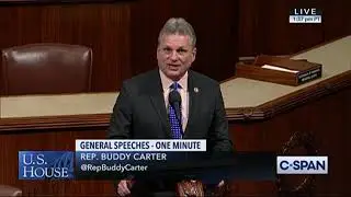 Rep. Buddy Carter's 1 Minute Speech to Recognize Mr. Jamie Durrence