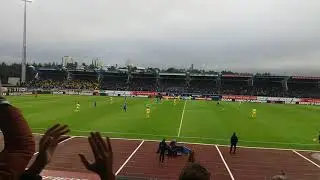 Iceland football fans hand clap