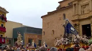 Domingo de resurrección - Encuentro en la parroquia de la Asunción en Hellin Semana Santa 2019