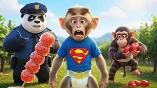 Farm Life Chaos! Storm Damage, Smart Monkey Farmer, and a Chimpanzee Thief 🐵🌧️🚓  IZI Monkey Farm