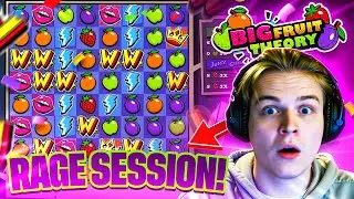 THIS SLOT NEVER CONNECTS&hellip; BIG FRUIT THEORY RAGE SESSION!
