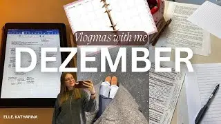 Dezember vlog // study with me, Geschenke besorgen, Kochen & meine Lernmethoden // Vlogmas with me