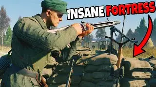 This Soldier Made a SUPER FORTRESS Defense! - Enlisted Game: New MMO WWII Shooter