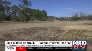 Driving range and practice area of new county-owned golf course on track for fall opening