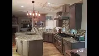 Modern Kitchen Remodel Done in a Harbor Mist Color