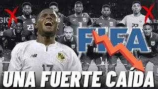 Panama's national team drops in FIFA rankings after draw against Suriname.