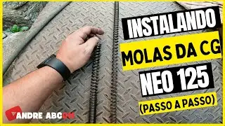 YAMAHA NEO 125 - INSTALANDO MOLAS DA CG NA NEO 125 (PASSO A PASSO)