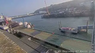 Isle of Man Douglas Outer Harbour TimeLapse - 07/03/2024