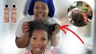 HAIR WASH DAY FOR MY NIECE | VLOGTOBER DAY 19