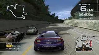 Ridge Racer 7 Maker's Trial SOLVALOU with Jujak at Highland Cliffs R [Control view]