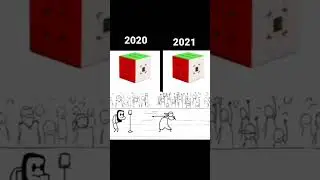 Moyu rs3m 2020 vs rs3m 2021 🩷 #rubikscube #viral #cubber #cubeinc #cube #cubesat #cubing #funny
