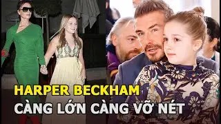 Harper - Gái út nhà Beckham càng lớn càng vỡ nét, gây tranh cãi với gu thời trang “chín ép”