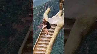 Buddha Hand Stairs China #shorts #shortshindi #buddhahandstairs #handstairs #travel #china #oyesapun