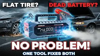 Dead Battery? Flat Tire? Here&rsquo;s the Tool People Are Buying 🚗⚡ | GOOLOO A7