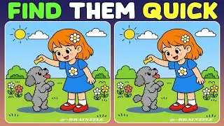 Can you spot what so many people are missing? 🧩Spot the Difference Brain Training