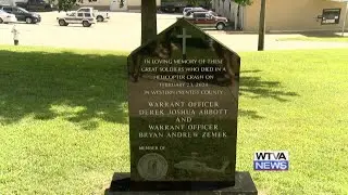 Booneville memorial honors Guardsmen killed in military helicopter crash