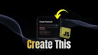 Build a Password Strength Checker | Full HTML CSS JS Tutorial