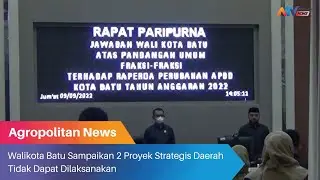 WALIKOTA BATU SAMPAIKAN 2 PROYEK STRATEGIS DAERAH TIDAK DAPAT DILAKSANAKAN | ATV MALANG RAYA