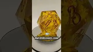 78mm Mega Chonk D20 #handmadedice #nat20dicery #ttrpg #handmadeD20 #chonk