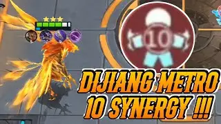 DIJIANG METRO ZERO!! 10 SYNERGY AKTIF!! COMBO TERBARU MAGIC CHESS GO GO 