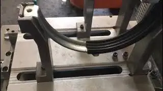 #хомуты #pipeclamps #крепеж  Rubber assembly machine for Pipe Clamp/Надевания уплотнителя на хомут