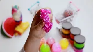 34 min of Satisfying Slime | Poking and Squishing Slimes | ASMR for Relaxation