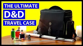 ENHANCE DnD Bag: Dungeon Master Travel Bag with Miniature Storage